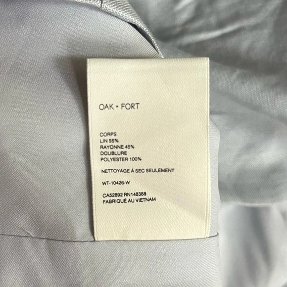 NWT LINEN/LIN BLEND PUFF SLEEVE BLOUSE - Picture 8 of 14